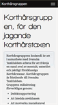 Mobile Screenshot of kortharsgruppen.org