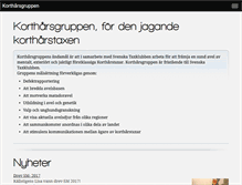 Tablet Screenshot of kortharsgruppen.org